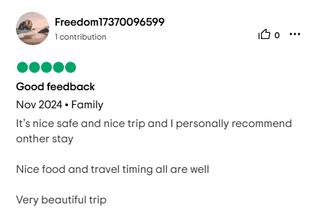 Traveler review