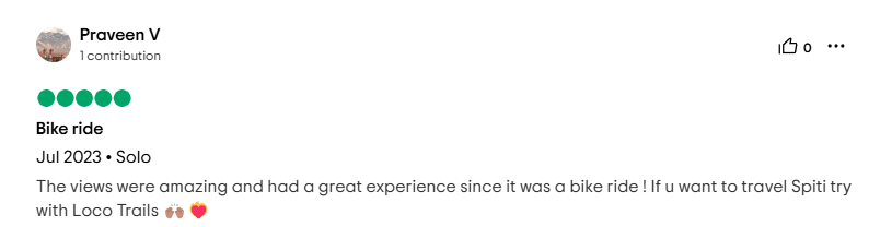 Traveler review